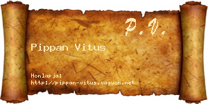 Pippan Vitus névjegykártya